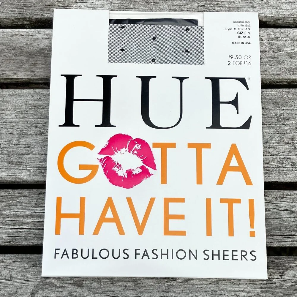 NWT 🆕 HUE Fashion Sheer Tights - 2 for $16